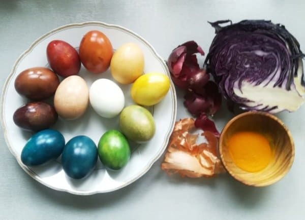 Húsvéti tojásfestés természetesen